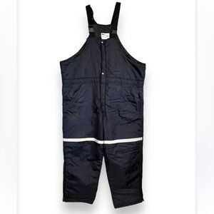 Fed Ex Stan Herman Workwear Insulated Snowsuit Bib Pants Navy Overall Size Large